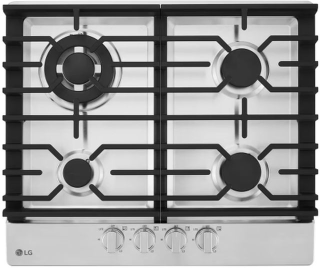 LG 24” Stainless Steel Gas Cooktop-0
