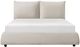 Mazin Furniture Linna Beige King Platform Bed-1