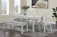 Crown Mark Clara Driftwood Dining Bench-1