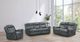 Furniture of America® Agata Dark Gray Manual Reclining Sofa-2