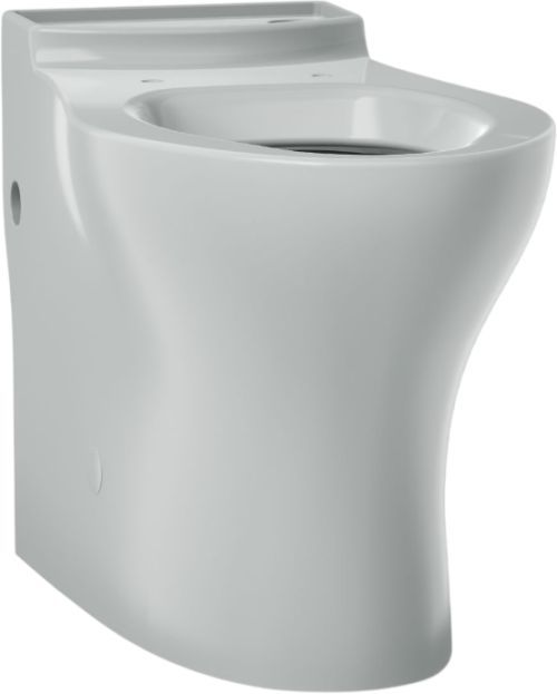 KOHLER® Persuade® Ice Gray Elongated Toilet Bowl with Skirted Trapway-0