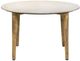 Coaster® Aldis 2-Piece White Occasional Table with Natural Base Set-5