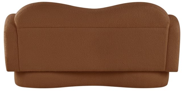 Meridian Furniture Bloom Saddle Teddy Fabric Loveseat-3