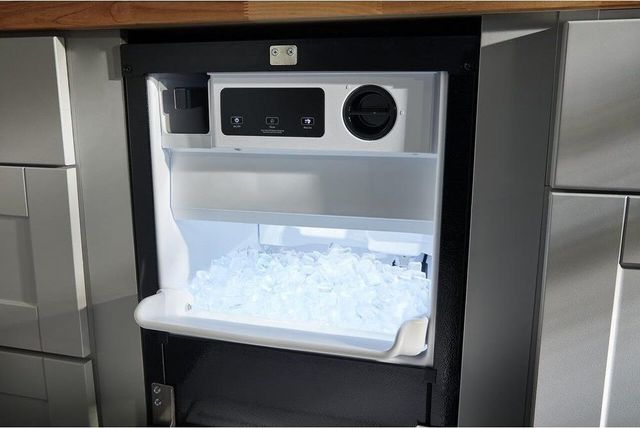 KitchenAid® 18" Stainless Steel with PrintShield™ Finish Automatic Ice Maker-3