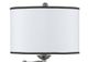 Cal® Lighting & Accessories Brushed Steel/Wood Table Lamp-2