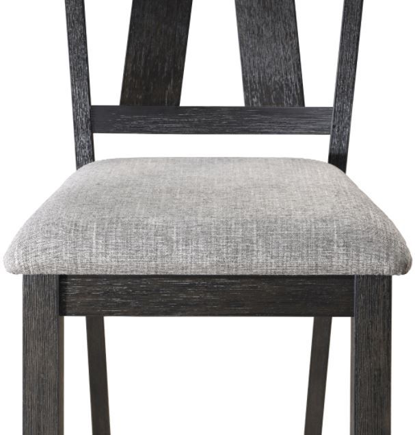Crown Mark Maribelle Wheat Charcoal Side Chair-3