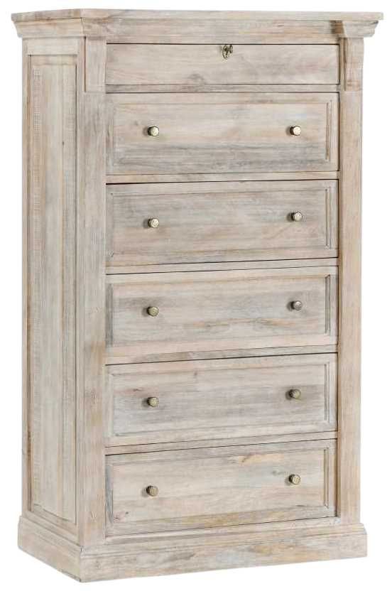 Classic Home Adelaide Natural Cream Wash Chest-0
