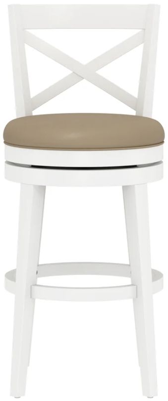 HH2 Home Grace Beige/White Bar Height Stool-1
