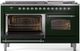 Ilve® Nostalgie II Series 60" Emerald Green Pro Style Dual Fuel Range-2