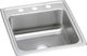 Elkay Lustertone® Classic Lustrous Satin 19-1/2" x 22" x 5" MR2-Hole Single Bowl Drop-In ADA Sink-0
