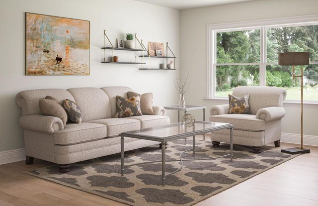 Flexsteel® Bay Bridge Silver Overcast Sofa-2