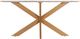 Home Trends & Design Malibu Sawar Marble Dining Table with Antique Gold Base-2