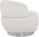 Fairfield® Customizable Jasper Swivel Chair with Nickel Metal Base-2