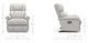 La-Z-Boy® Pinnacle Dune Leather Power Rocking Recliner with Headrest-5