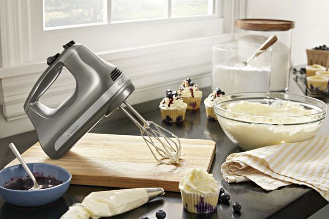 KitchenAid® Ultra Power™ Contour Silver Hand Mixer-2