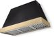 AGA Euclid 48" Matte Black Wall Mounted Range Hood with Polished Brass Trim-0