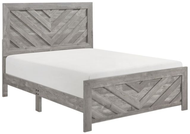 Homelegance® Corbin Gray Queen Panel Bed-0