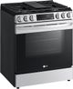 LG 30" PrintProof™ Stainless Steel Slide In Gas Range-2
