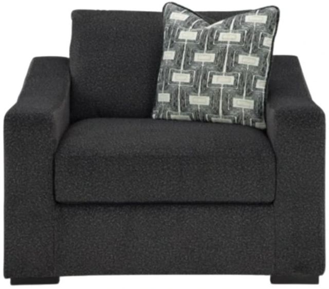 Benchcraft® Wryenlynn Onyx Chair and a Half-1