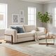 LH Home Seating Scale Parallel Brown/Sand Sofa-1