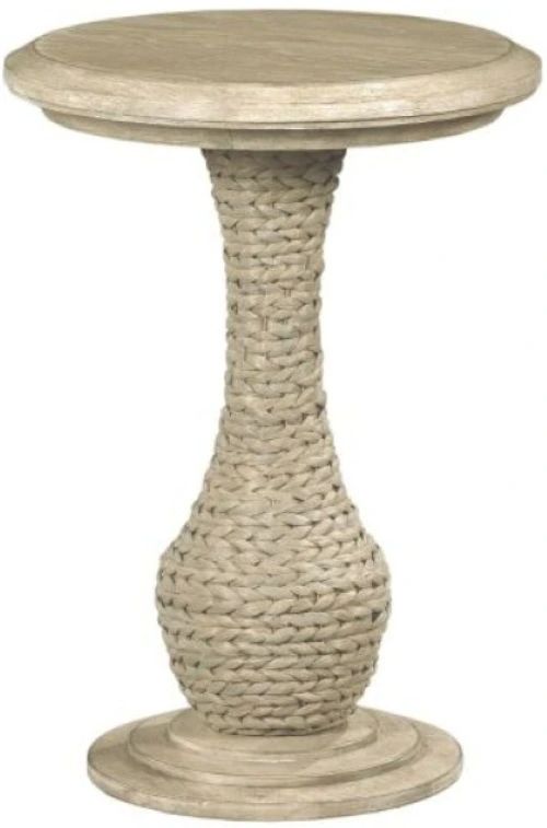 American Drew® Vista Biscayne Soft Gray Round End Table-0