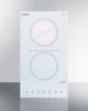 Summit® 12" White Electric Cooktop-2