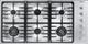 Miele 42" Stainless Steel Liquid Propane Cooktop-0