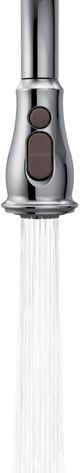 Moen® Brantford™ Chrome One-Handle High Arc Pulldown Kitchen Faucet-3