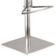 Armen Living Cafe White Adjustable Swivel Bar Stool-2