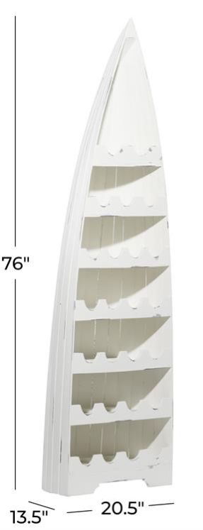 Deco Marche White Wine Rack-3
