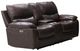 Mazin Furniture Gilbert Brown Power Reclining Loveseat with Center Console-0