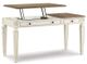 Signature Design by Ashley® Realyn 3- Piece Brown/White Home Office Set-2