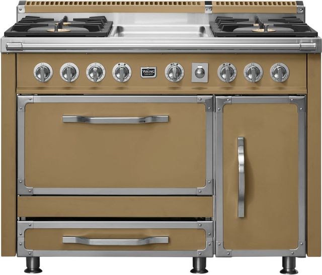 Viking® Tuscany 48" Golden Hour Pro Style Dual Fuel Range with Griddle-0