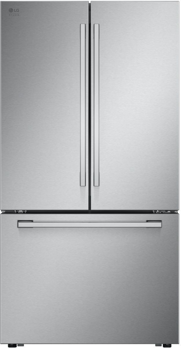 LG Studio 36 in. 26.5 Cu. Ft. PrintProof™ Stainless Steel Counter Depth MAX® French Door Refrigerator-0