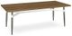 Amisco Customizable Link Solid Birch Dining Table with Tapered Steel Legs-0