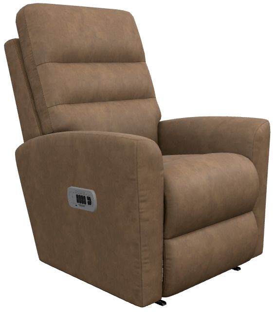La-Z-Boy® Liam Chestnut Power Wall Recliner with Headrest and Lumbar-0