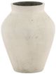 Dovetail Furniture Faustus Antique White Cement Outdoor Vase-0