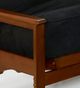 Night & Day Furniture™ Albany Black Walnut Full Moon Glider Futon-1