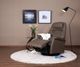 Fjords® Relax Stockholm Dark Brown Small Dual Motion Swivel Recliner-2