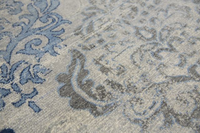 Rizzy Home Gossamer Light Gray 2'6" x 8' Runner Rug-2