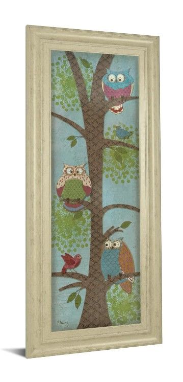 Classy Art Fantasy Owls Panel Il by Paul Brent Wall Art-1