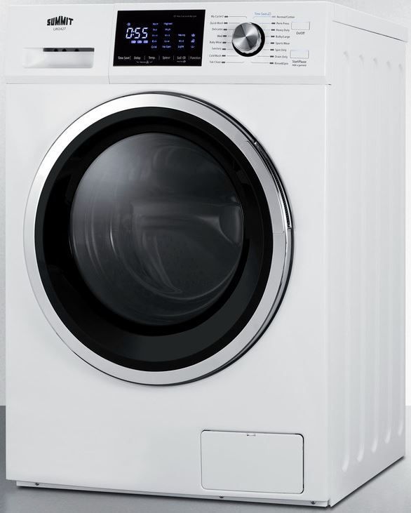 Summit® 2.7 Cu. Ft. White Front Load Washer -1
