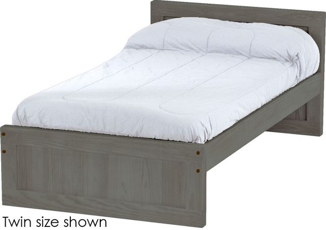 Crate Designs™ Furniture Graphite Full Youth Panel Bed-0