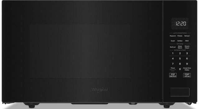 Whirlpool® 1.6 Cu. Ft. Black Sensor Cooking Countertop Microwave-0