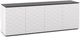 Salamander Designs® Chameleon Milan 347 Black/White Low Profile Media Console-0