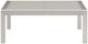 Linon Key Largo Gray Aluminum Glass Top Outdoor Coffee Table-3