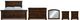 Millennium® by Ashley Porter 5-Piece Rustic Brown King Panel Bed Set-0