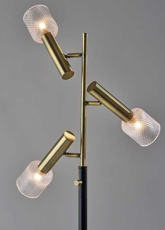 Adesso® Melvin Black LED Floor Lamp-3