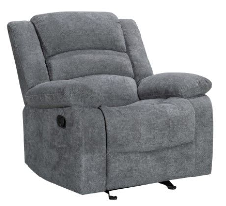 Mazin Furniture Zenthia Gray Manual Rocker Reclining Chair-0