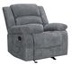 Mazin Furniture Zenthia Gray Manual Rocker Reclining Chair-0